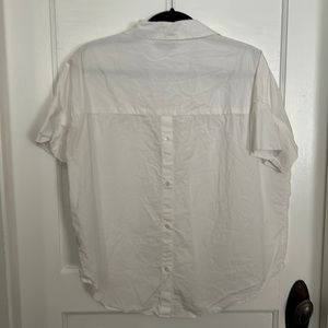 Madewell Button Back White Shirt